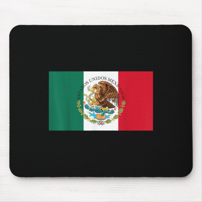 Mexican Flag Of Mexico Flag  Mouse Pad (Front)