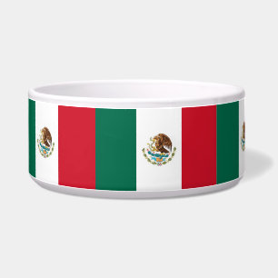 Mexican Flag Pet Bowl