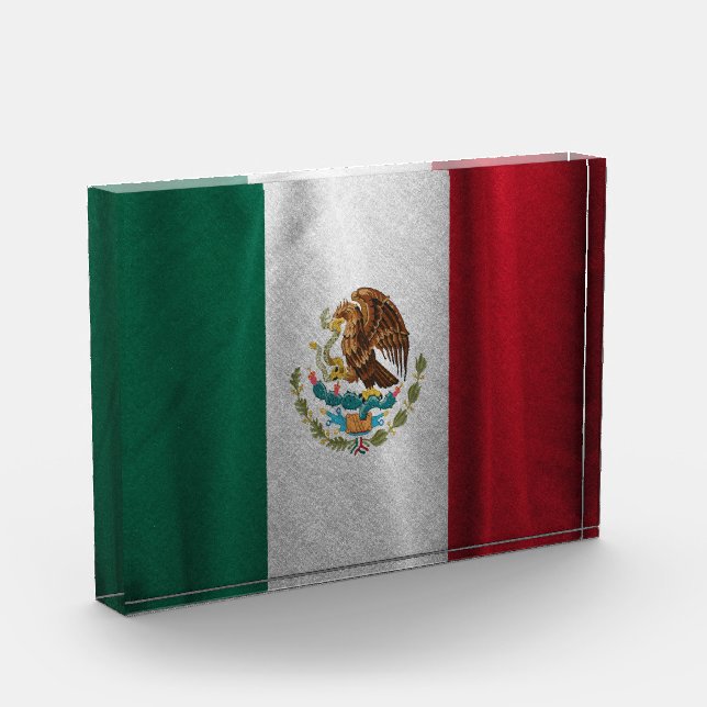Mexican Flag Photo Block (Left)