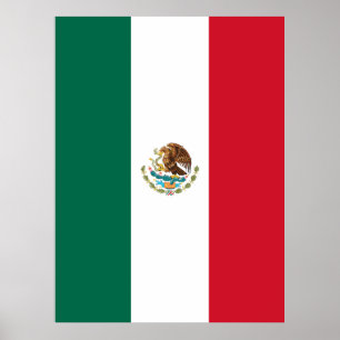 Mexican Flag Poster