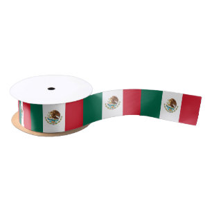 Mexican flag ribbon satin ribbon