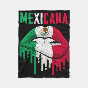 Mexican Flag Shirt Girl Women Kids Toddler Mexican Fleece Blanket