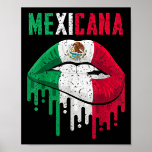 Mexican Flag Shirt Girl Women Kids Toddler Mexican Poster