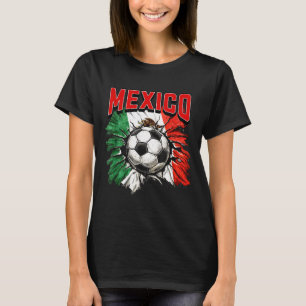 Mexican flag soccer mexico pride futbol family cup T-Shirt