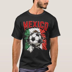 Mexican Flag Soccer Mexico Pride Futbol Family Cup T-Shirt