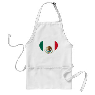 Mexican flag standard apron