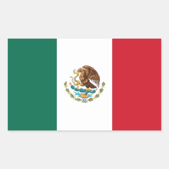 Mexican flag Stickers (Front)