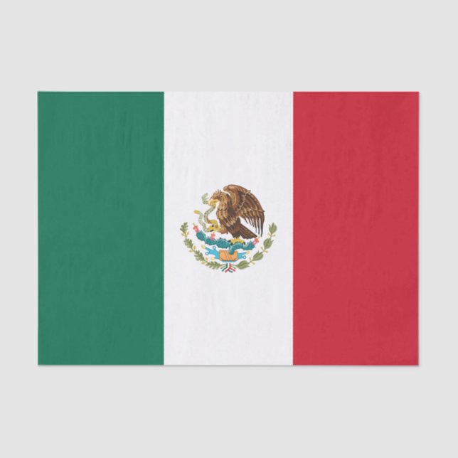 Mexican Flag Tissue Paper (Front)