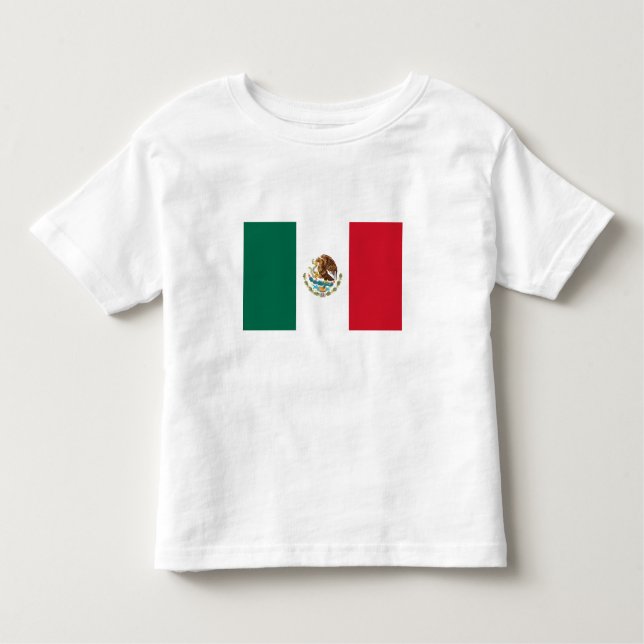 Mexican Flag Toddler T-Shirt (Front)