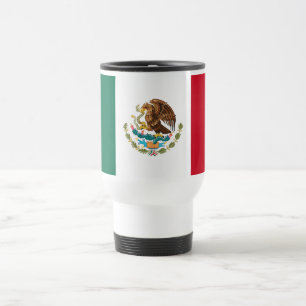 Mexican Flag Travel Mug