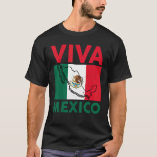 Mexican Flag Viva Mexico Pride T-Shirt