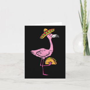 Mexican Flamingo Tacos Cute Cinco De Mayo Fiesta A Card
