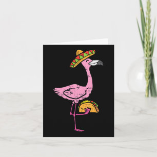 Mexican Flamingo Tacos Cute Cinco De Mayo Fiesta A Card