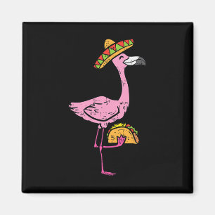 Mexican Flamingo Tacos Cute Cinco De Mayo Fiesta A Magnet