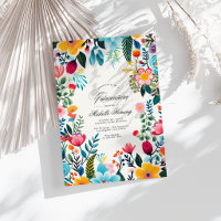Mexican Folk Art Floral Quinceañera Photo