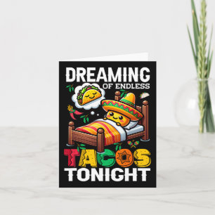 Mexican Food Funny Cinco De Mayo Card