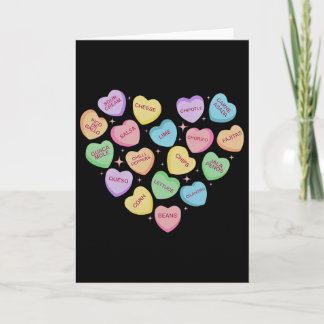 Mexican Food Heart Conversation Nachos Tacos Valen Card