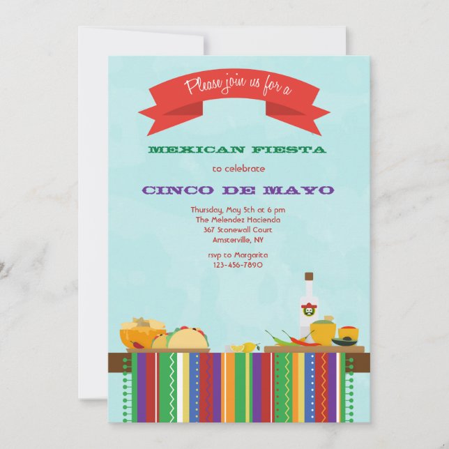 Mexican Food Invitation (Front)