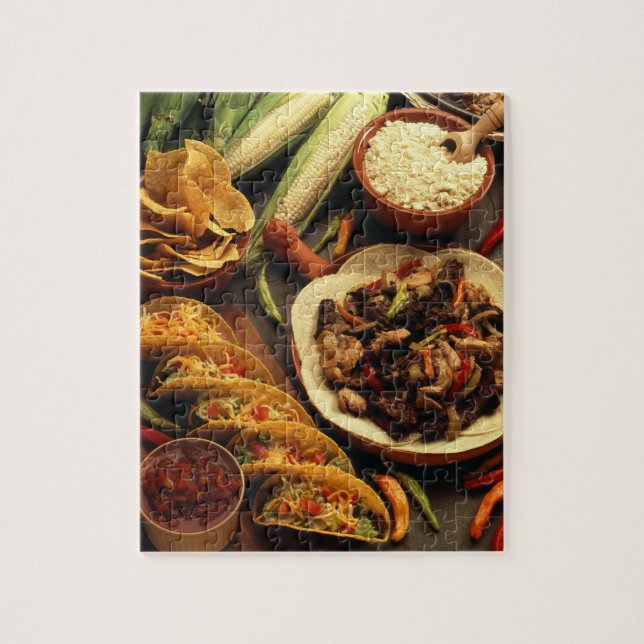 Mexican Food Jigsaw Puzzle (Vertical)