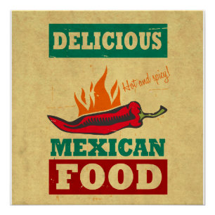 Mexican Food Poster