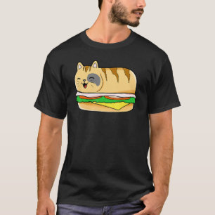 Mexican Food Purrito Cat Burrito T-Shirt