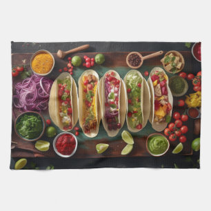 Mexican Food Tea Towel