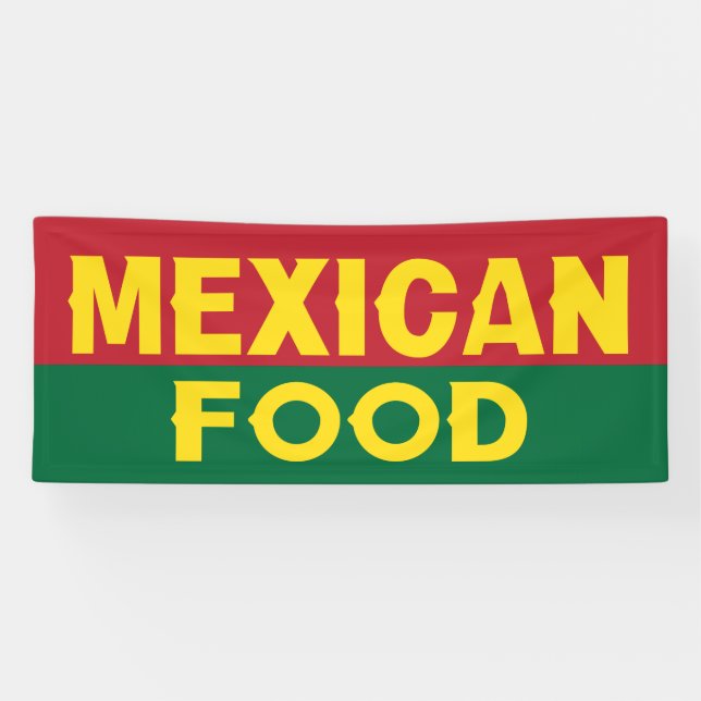 Mexican Food truck or festival Banner (Horizontal)