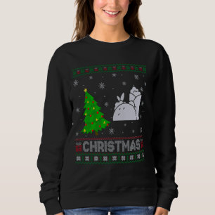 Mexican Food Xmas Tree Lighting Ugly Christmas Swe Sweatshirt