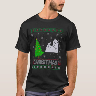 Mexican Food Xmas Tree Lighting Ugly Christmas Swe T-Shirt