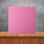 Mexican Fuchsia Soft Pink Plain Solid Colour Ceramic Tile<br><div class="desc">Introducing our Mexican Fuchsia Soft Pink Plain Solid Colour Ceramic Tile, a delightful addition to your space. With its soft and inviting fuchsia pink hue, this tile brings a touch of warmth and charm to any room. Perfect for adding a pop of colour and personality to your kitchen, bathroom, or...</div>