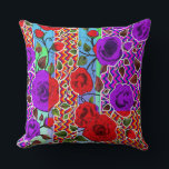 Mexican Garden Party Cushion<br><div class="desc">Infuse your space with vibrant charm using the Mexican Garden Party Throw Pillow. Featuring a bright and colourful rose flower graphic, this pillow brings festive energy and floral elegance to any room. Whether you're refreshing your living room, adding flair to your bedroom, or creating a cosy nook, this pillow is...</div>
