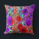 Mexican Garden Party Cushion<br><div class="desc">Infuse your space with vibrant charm using the Mexican Garden Party Throw Pillow. Featuring a bright and colourful rose flower graphic, this pillow brings festive energy and floral elegance to any room. Whether you're refreshing your living room, adding flair to your bedroom, or creating a cosy nook, this pillow is...</div>