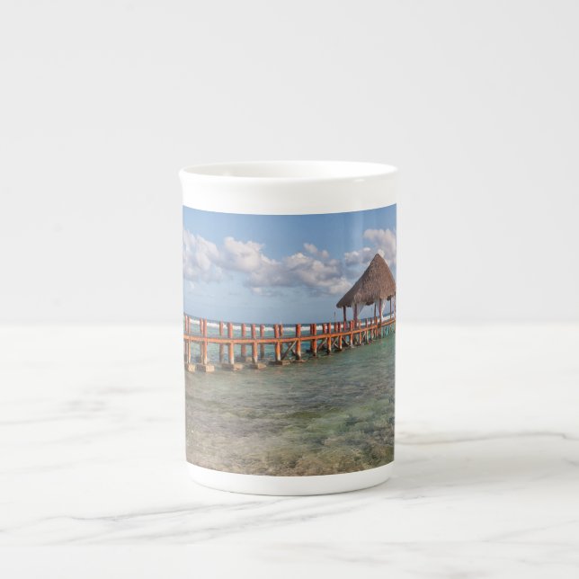 Mexican gazebo bone china mug (Front)