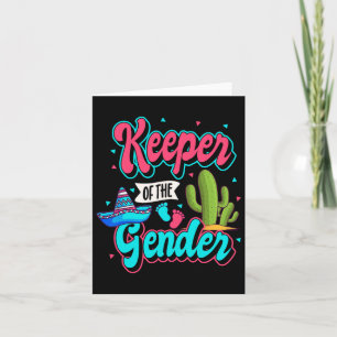 Mexican Gender Reveal Cinco De Mayo Ba Card