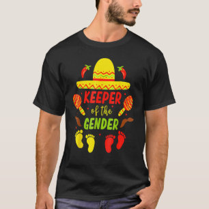 Mexican Gender Reveal Cinco De Mayo Baby Shower Pa T-Shirt
