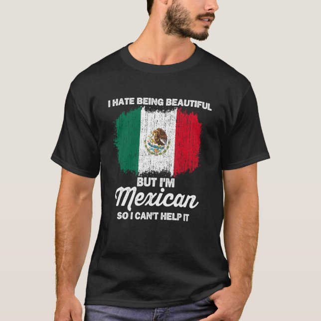 Mexican Girl For Women Mexicana Mexico Flag Men Ki T-Shirt (Front)