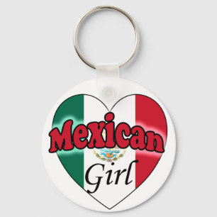 Mexican Girl Key Ring