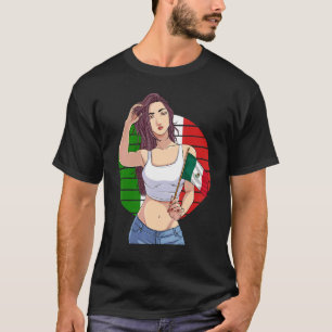 Mexican Girl Mexicana Latino Chingona Pride Mexico T-Shirt