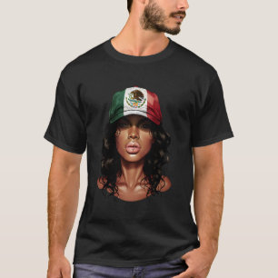 Mexican Girl Mexico Flag Proud Mexicana Women Spor T-Shirt