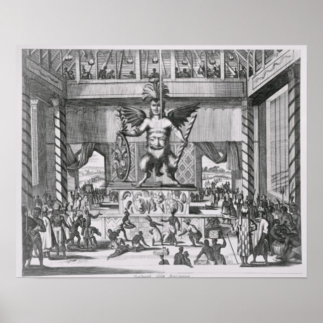 Mexican God Huitzilopochtli Poster (Front)