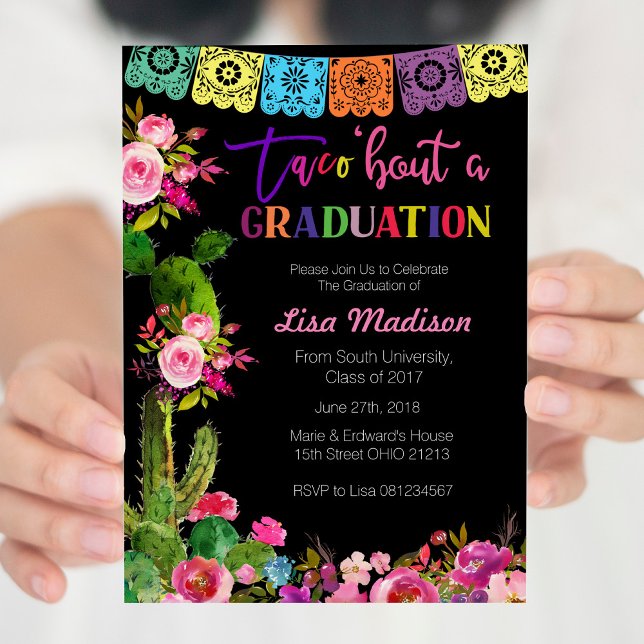 Mexican Graduation Party Invitation Fiesta (Creator Uploaded)