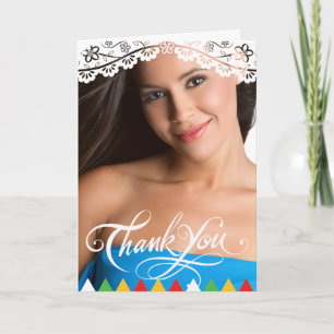 Mexican Graduation Thank You Card