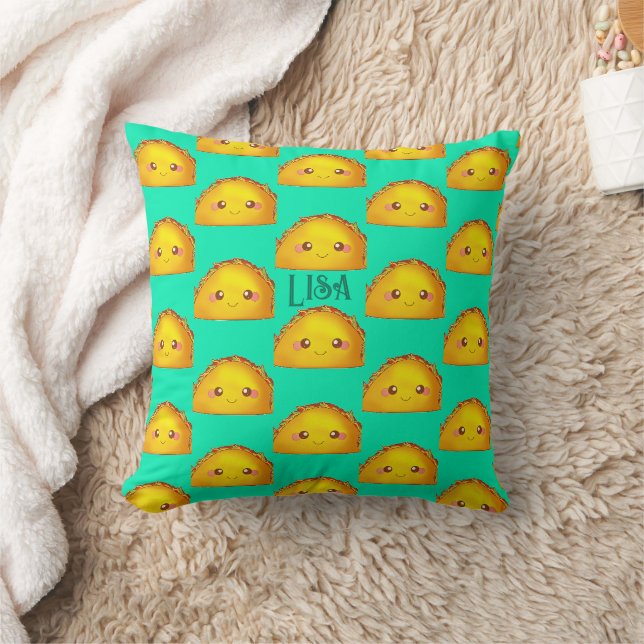  Mexican Ground Beef Hard Shell Taco Cushion (Blanket)
