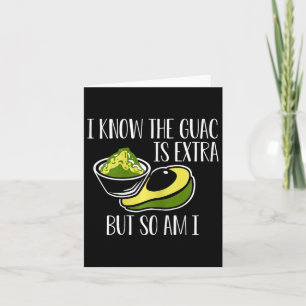 Mexican Guacamole Avocado Cinco De Mayo Card