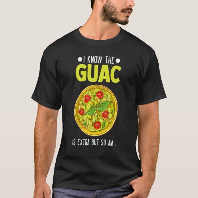Mexican Guacamole Avocado Cinco De Mayo T-Shirt (Front)