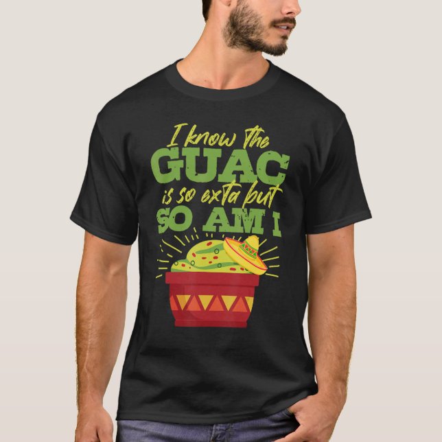 Mexican Guacamole Avocado Cinco De Mayo T-Shirt (Front)
