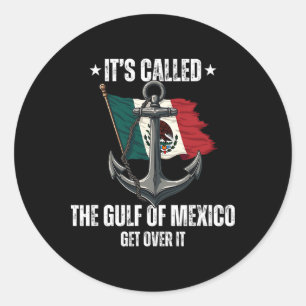 Mexican Gulf Of Mexico Forever Turtle Beach Golfo Classic Round Sticker