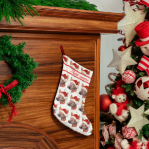 Mexican Hairless Dog Breed Christmas Stars Small Christmas Stocking