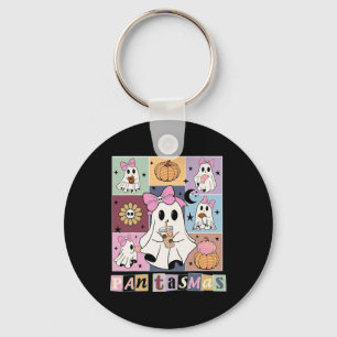 Mexican Halloween Ghost Spooky Conchas Cute  Key Ring