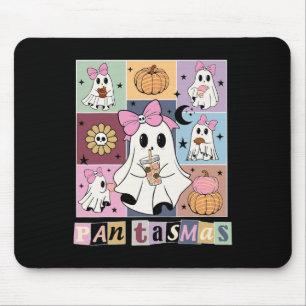Mexican Halloween Ghost Spooky Conchas Cute  Mouse Pad